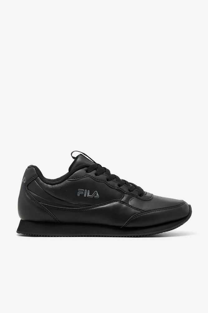 Fila Miesten Tennarit Panzia Mustat - ASEO-84263